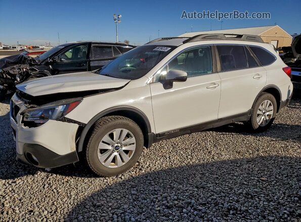 4S4BSAFC6J3260988 2018 SUBARU OUTBACK Белый Передняя левая четверть