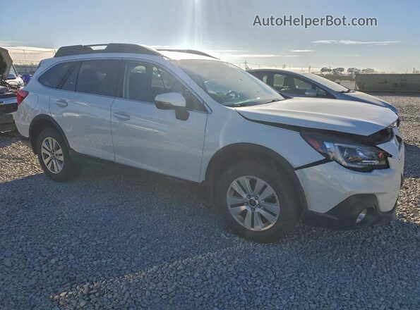 4S4BSAFC6J3260988 2018 SUBARU OUTBACK Белый Передняя правая четверть