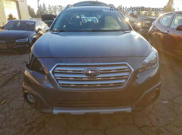 4S4BSAKC5H3264157 2017 SUBARU OUTBACK Угольный Вид спереди