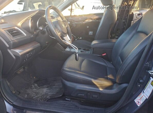 4S4BSAKC5H3264157 2017 SUBARU OUTBACK Угольный Вид салона спереди