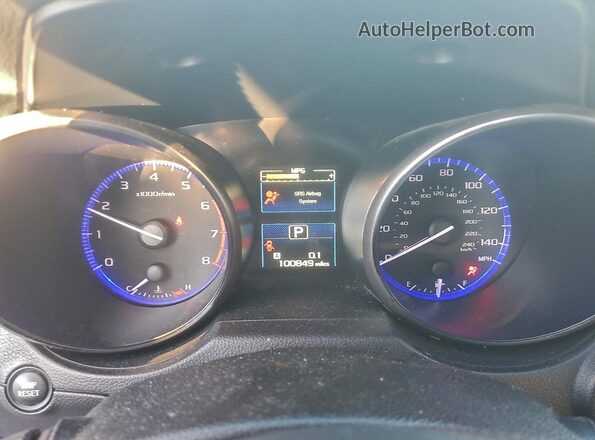 4S4BSAKC5H3264157 2017 SUBARU OUTBACK Угольный Вид щитка приборов