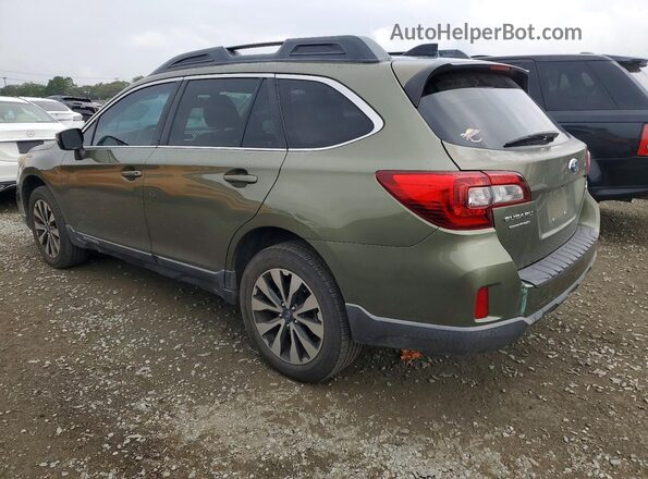 4S4BSANC2G3336104 2016 SUBARU OUTBACK Зеленый Задняя левая четверть