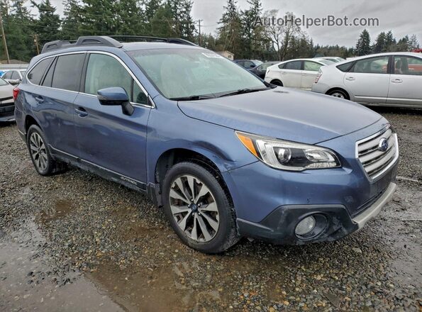 4S4BSANC3H3378153 2017 SUBARU OUTBACK Синий Передняя правая четверть