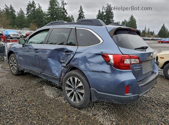 4S4BSANC3H3378153 2017 SUBARU OUTBACK Синий Задняя левая четверть