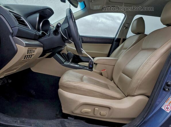 4S4BSANC3H3378153 2017 SUBARU OUTBACK Синий Вид салона спереди