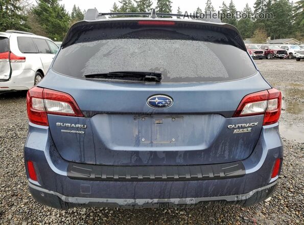 4S4BSANC3H3378153 2017 SUBARU OUTBACK Синий Вид сзади