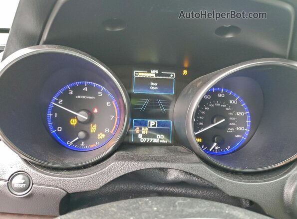 4S4BSANC3H3378153 2017 SUBARU OUTBACK Синий Вид щитка приборов