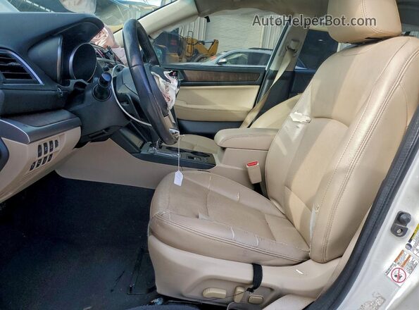 4S4BSANC7G3353318 2016 SUBARU OUTBACK Белый Вид салона спереди