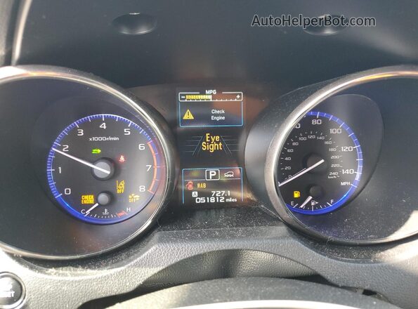 4S4BSANC7K3285255 2019 SUBARU OUTBACK Черный Вид щитка приборов
