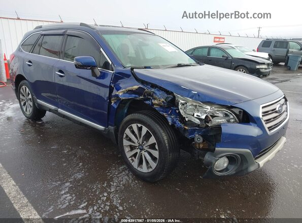 4S4BSATC5H3296802 2017 SUBARU OUTBACK Синий Передняя правая четверть