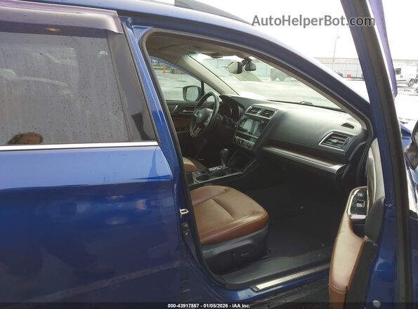 4S4BSATC5H3296802 2017 SUBARU OUTBACK Синий Вид салона спереди