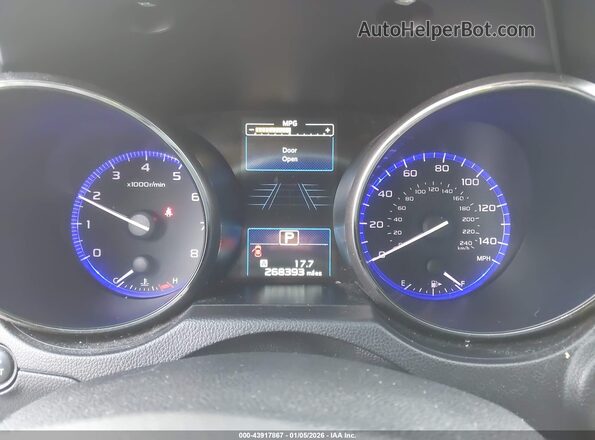 4S4BSATC5H3296802 2017 SUBARU OUTBACK Синий Вид задних сидений