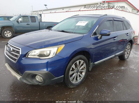4S4BSATC5H3296802 2017 SUBARU OUTBACK Синий Передняя левая четверть
