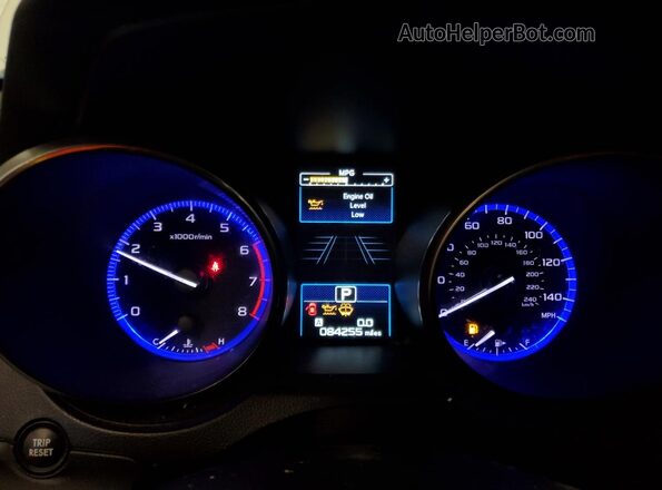 4S4BSBFC1G3230778 2016 SUBARU OUTBACK Белый Вид щитка приборов