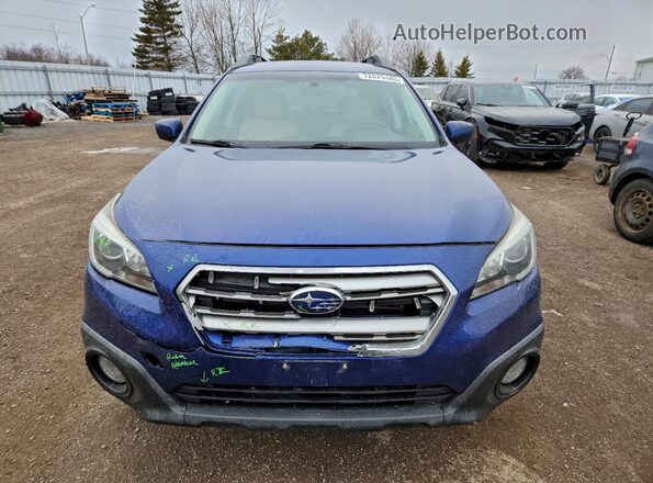 4S4BSCAC9G3228869 2016 SUBARU OUTBACK Синий Вид спереди