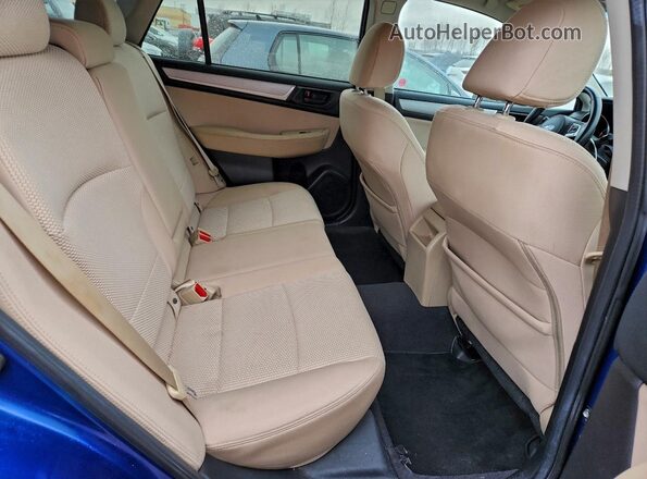 4S4BSCAC9G3228869 2016 SUBARU OUTBACK Синий Вид задней части салона