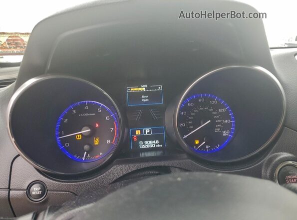 4S4BSENC0G3340577 2016 SUBARU OUTBACK Белый Вид щитка приборов