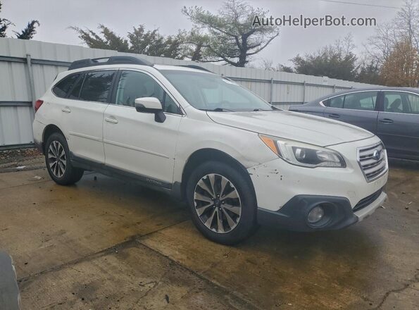 4S4BSENC0G3340577 2016 SUBARU OUTBACK Белый Передняя правая четверть