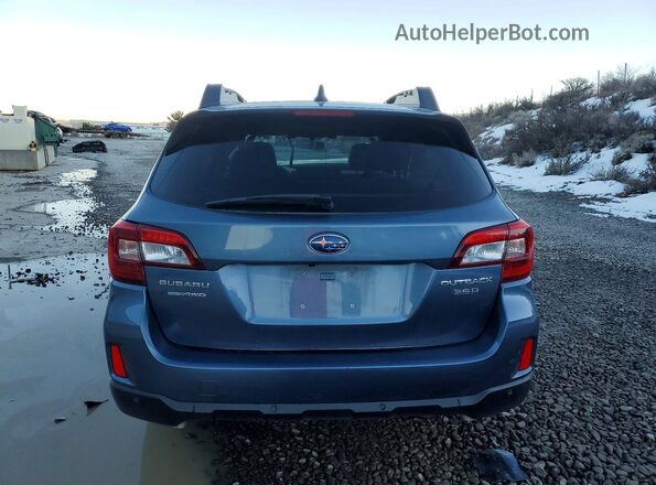 4S4BSENC2H3358807 2017 SUBARU OUTBACK Blue Вид ззаду