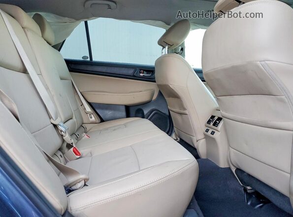 4S4BSENC2H3358807 2017 SUBARU OUTBACK Blue Вид задніх сидінь