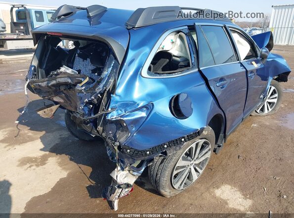 4S4BSENC7K3275106 2019 SUBARU OUTBACK Синий Задняя правая четверть