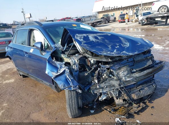 4S4BSENC7K3275106 2019 SUBARU OUTBACK Синий Передняя правая четверть