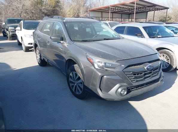 4S4BTAAC1P3137029 2023 SUBARU OUTBACK Серый Передняя правая четверть