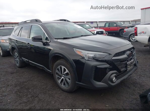 4S4BTADC3P3166544 2023 SUBARU OUTBACK Черный Передняя правая четверть