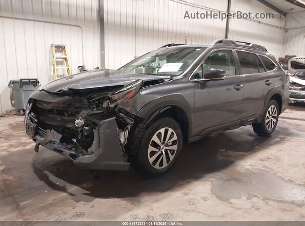 4S4BTADC4S3178436 2025 SUBARU OUTBACK Серый Передняя левая четверть