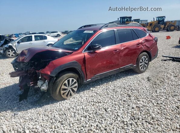 4S4BTADC7R3263832 2024 SUBARU OUTBACK Красный Передняя левая четверть