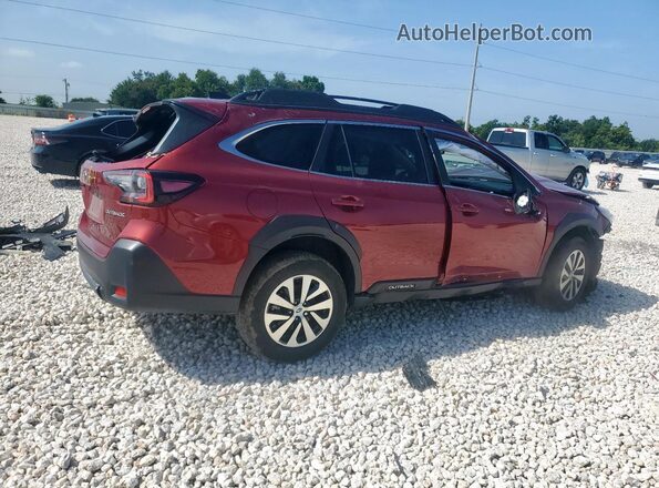4S4BTADC7R3263832 2024 SUBARU OUTBACK Красный Задняя правая четверть