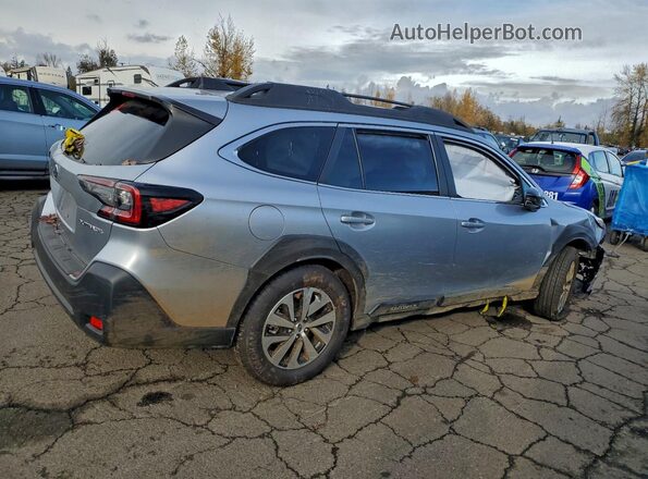 4S4BTADC9S3137140 2025 SUBARU OUTBACK Серебряный Задняя правая четверть