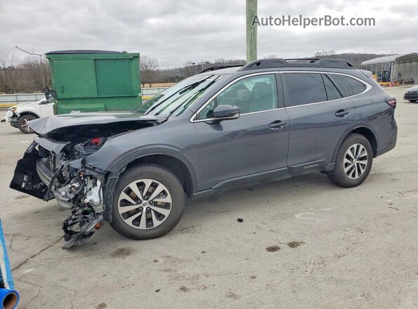 4S4BTADCXM3212009 2021 SUBARU OUTBACK Серый Передняя левая четверть