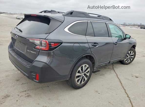 4S4BTADCXM3212009 2021 SUBARU OUTBACK Серый Задняя правая четверть