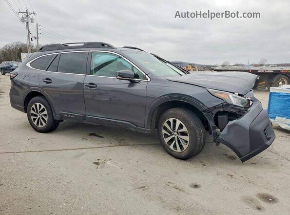 4S4BTADCXM3212009 2021 SUBARU OUTBACK Серый Передняя правая четверть