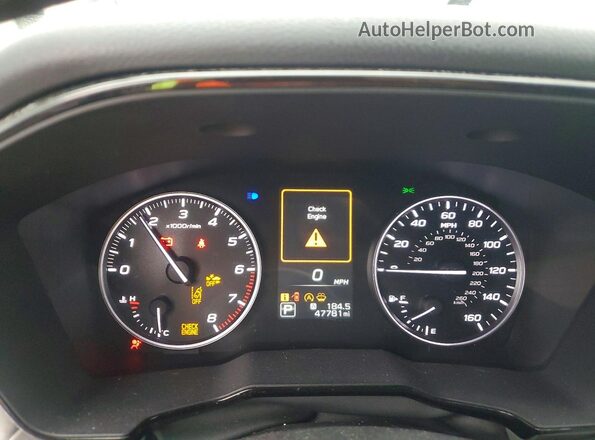4S4BTADCXM3212009 2021 SUBARU OUTBACK Серый Вид щитка приборов