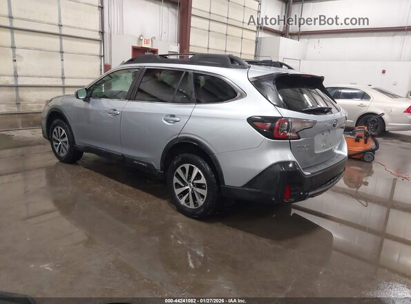 4S4BTAEC3L3234916 2020 SUBARU OUTBACK Серебряный Задняя левая четверть