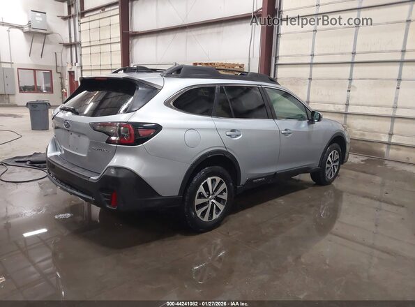 4S4BTAEC3L3234916 2020 SUBARU OUTBACK Серебряный Задняя правая четверть