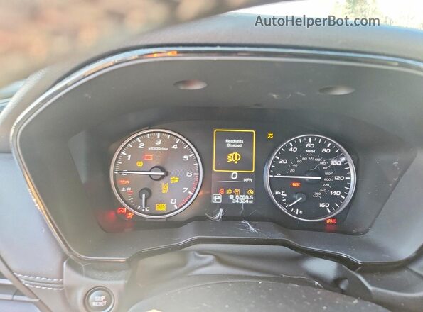4S4BTAFC2P3140630 2023 SUBARU OUTBACK Черный Вид щитка приборов