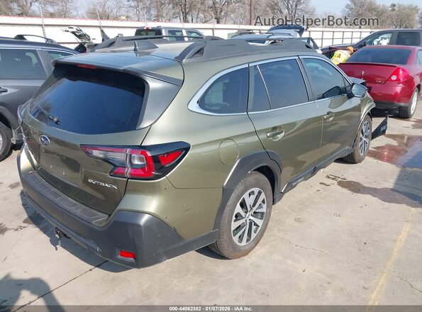 4S4BTAFC7S3135979 2025 SUBARU OUTBACK Green Trasero derecho
