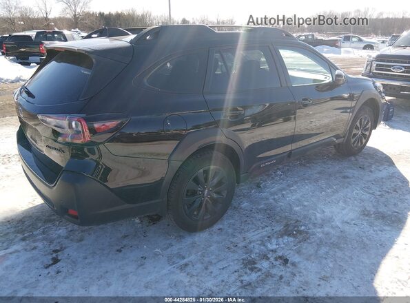 4S4BTALC4P3218667 2023 SUBARU OUTBACK Черный Задняя правая четверть