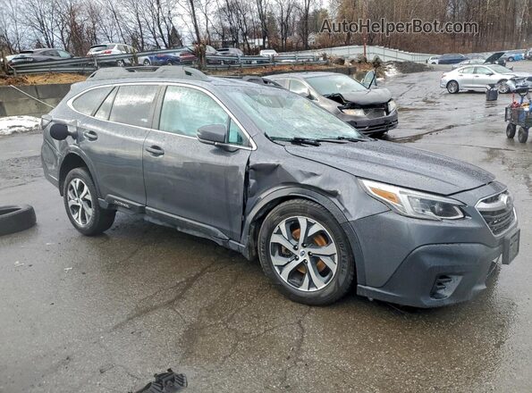 4S4BTAMC2M3164845 2021 SUBARU OUTBACK Gray Przód prawy
