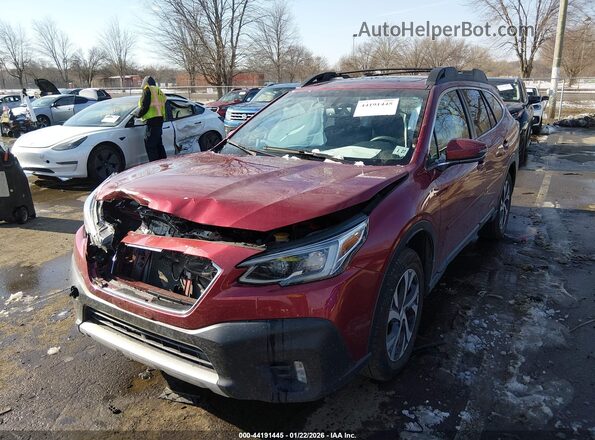 4S4BTANC0N3178596 2022 SUBARU OUTBACK Red Front left