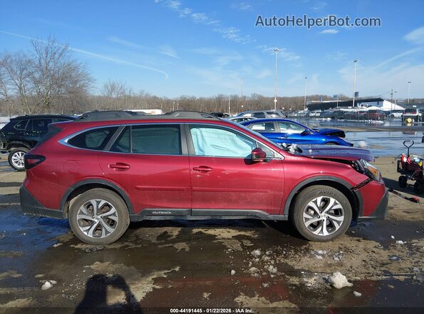 4S4BTANC0N3178596 2022 SUBARU OUTBACK Red Rear interior view