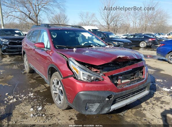 4S4BTANC0N3178596 2022 SUBARU OUTBACK Red Front right