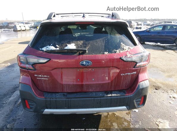 4S4BTANC0N3178596 2022 SUBARU OUTBACK Red 