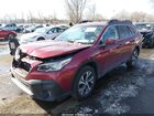 2022 Subaru Outback Limited Red vin: 4S4BTANC0N3178596