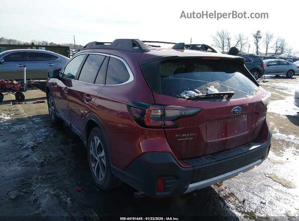 4S4BTANC0N3178596 2022 SUBARU OUTBACK Red Rear left