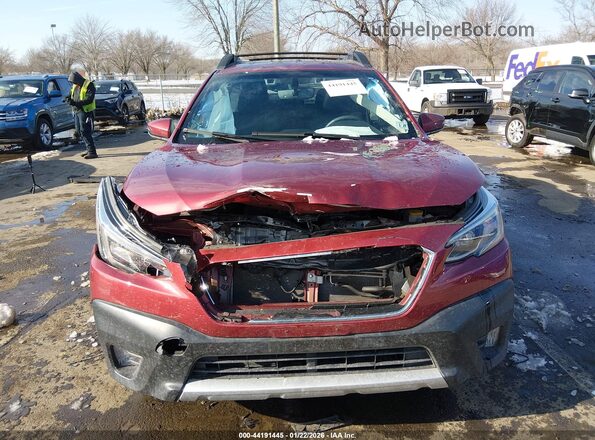 4S4BTANC0N3178596 2022 SUBARU OUTBACK Red Front view