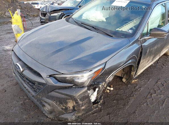 4S4BTANC5R3300164 2024 SUBARU OUTBACK Gray Widok z przodu